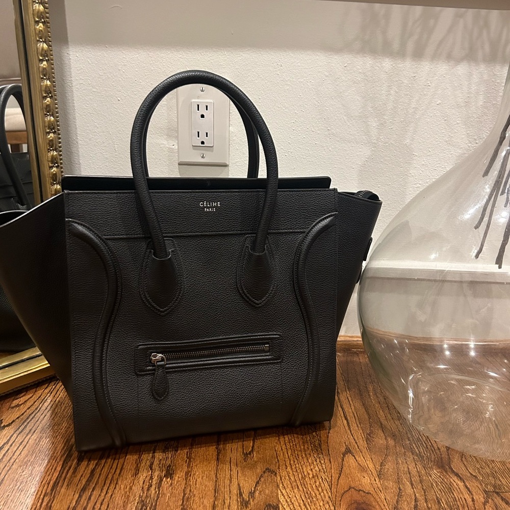 Celine Mini Luggage Tote Black